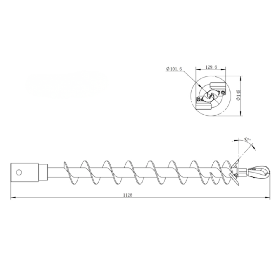Bohrer ø 10 cm für Bohrmaschine - ZHD 160
