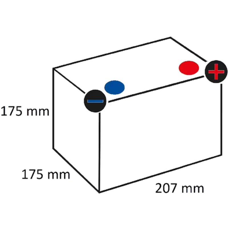 Bateria 12V 41Ah 360A Kramp - 541400036KR