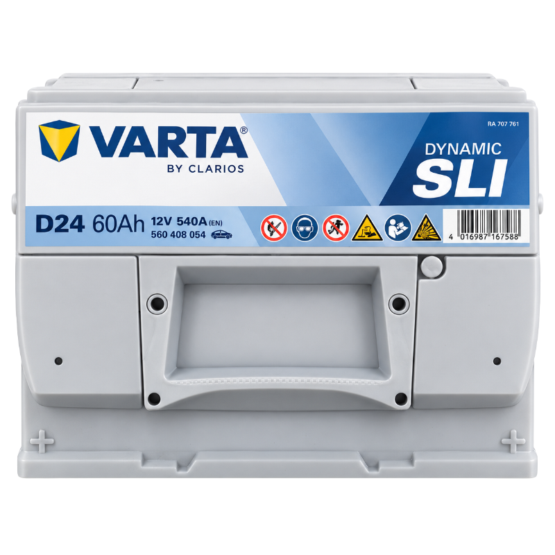Bateria VARTA D24 Dynamic SLI – 12V 60Ah 540A