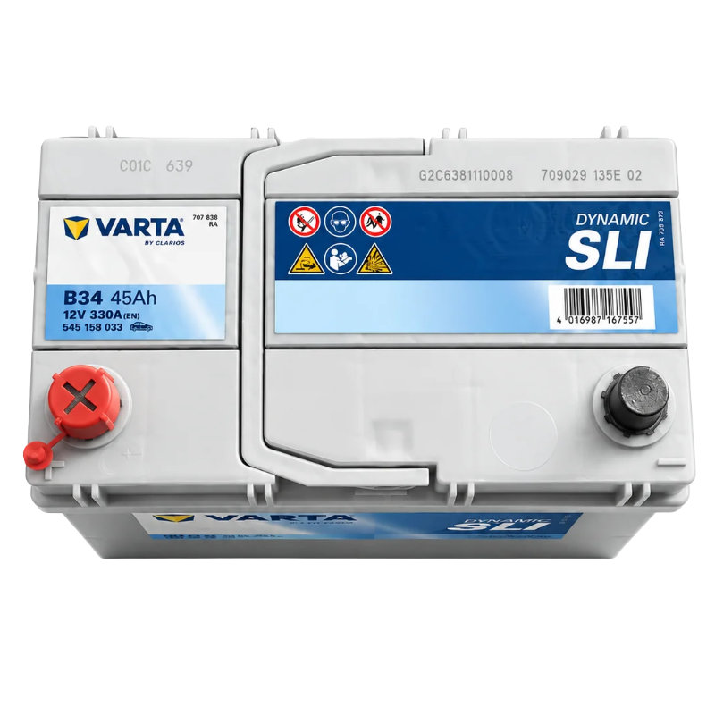 Bateria VARTA Dynamic SLI B34 – 12V 45Ah 330A