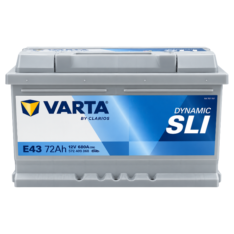 Bateria VARTA E43 Dynamic SLI 12V 72Ah 680A