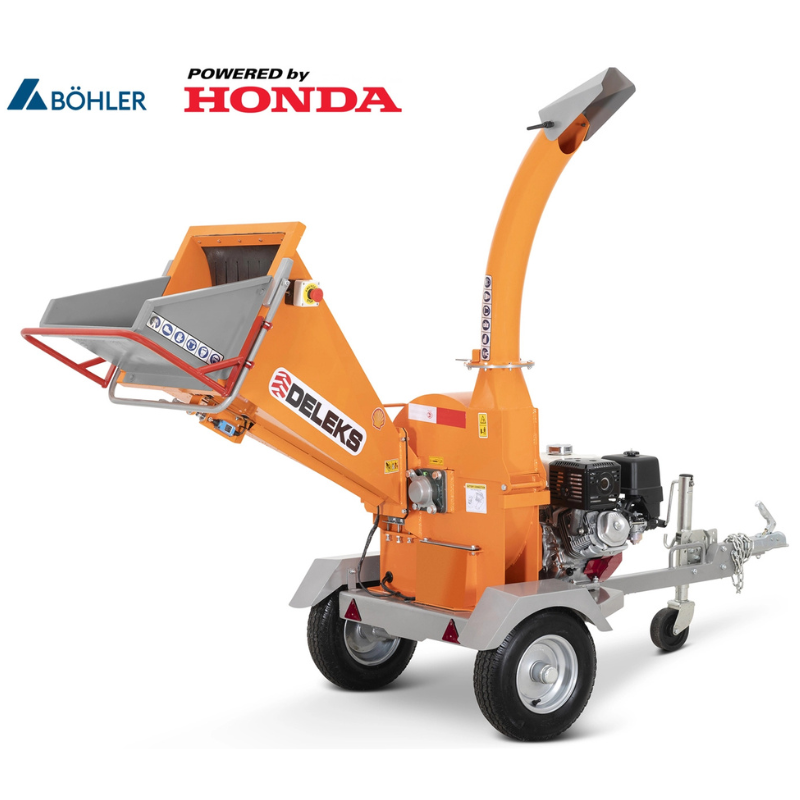 Biotriturador - Motor a combustão Honda GX390 13,5cv - Arranque elétrico - ø triturável max. 12cm - DK-900 HONDA