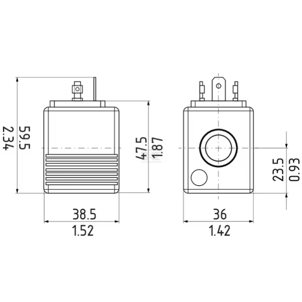 Bobina 12 V DC para 10088/10140
