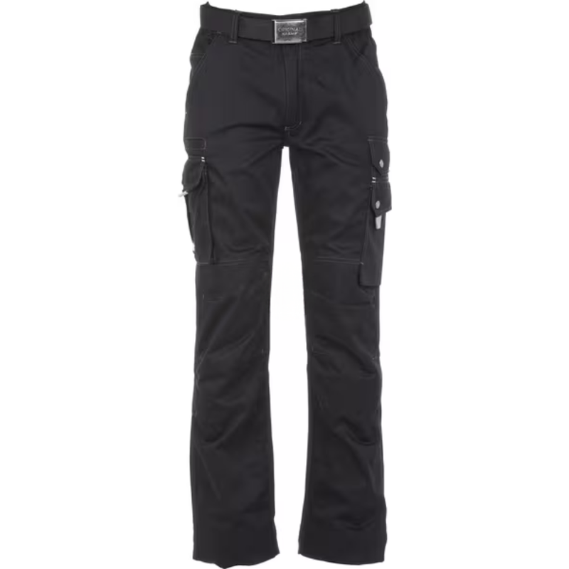 Calças de trabalho, unisexo, XL, cint. 38-40cm, preto, Kramp Original