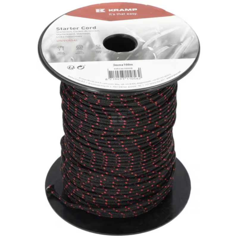 Corda de arranque 3,0mm x 100m preto-KR0301000B