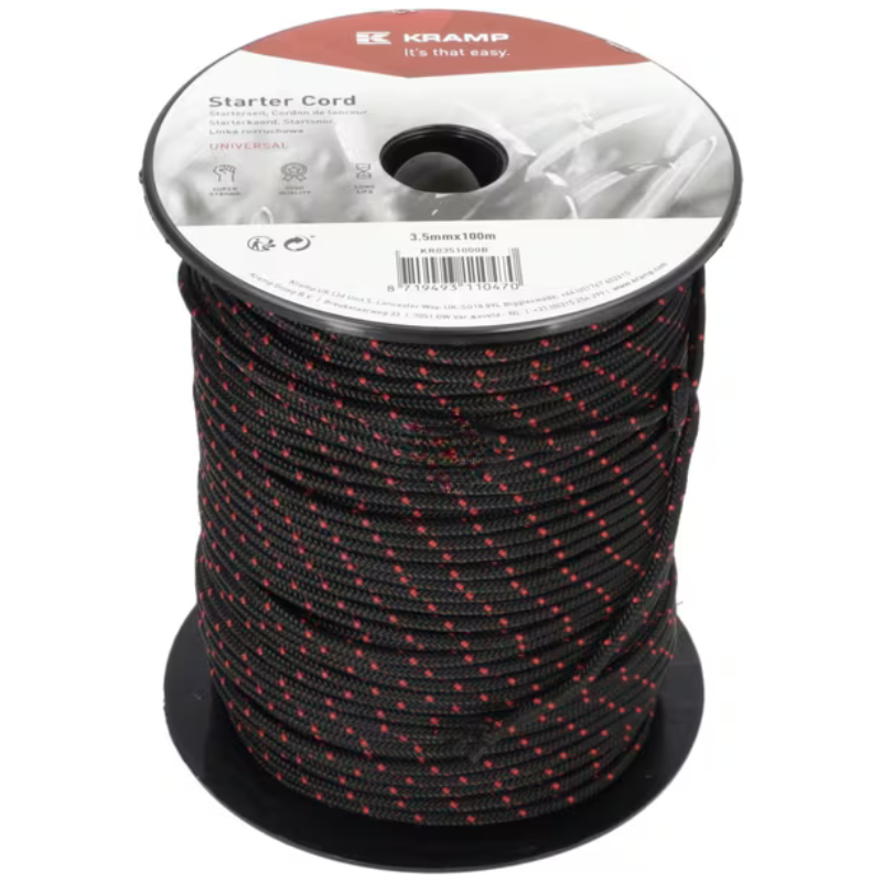Corda de arranque 3,5mm x 100m preto-KR0351000B