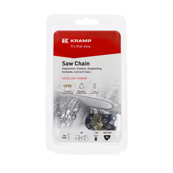 Sägekette für Motorsäge 1/4" 1.1mm 64 Glieder