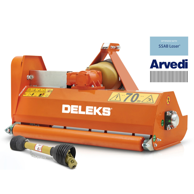 Hammerschlegelmulcher - Mulcher 120 cm für Kompakttraktoren - APE-120