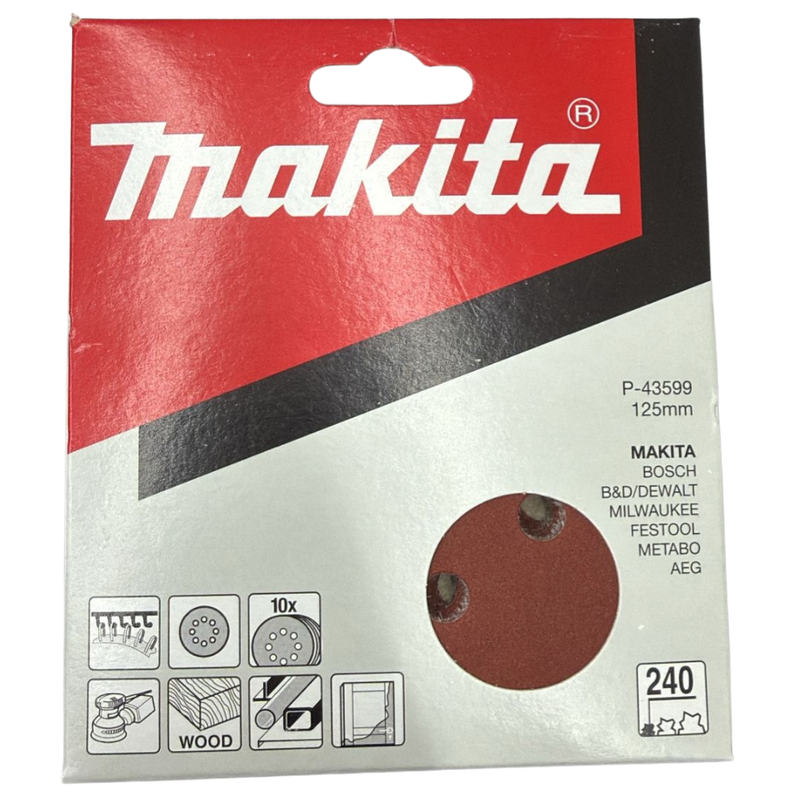 MAKITA Disco abrasivo 125 mm, 240G