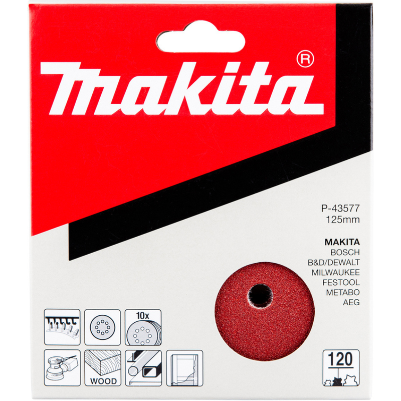 MAKITA Disco abrasivo 125 mm, 120G