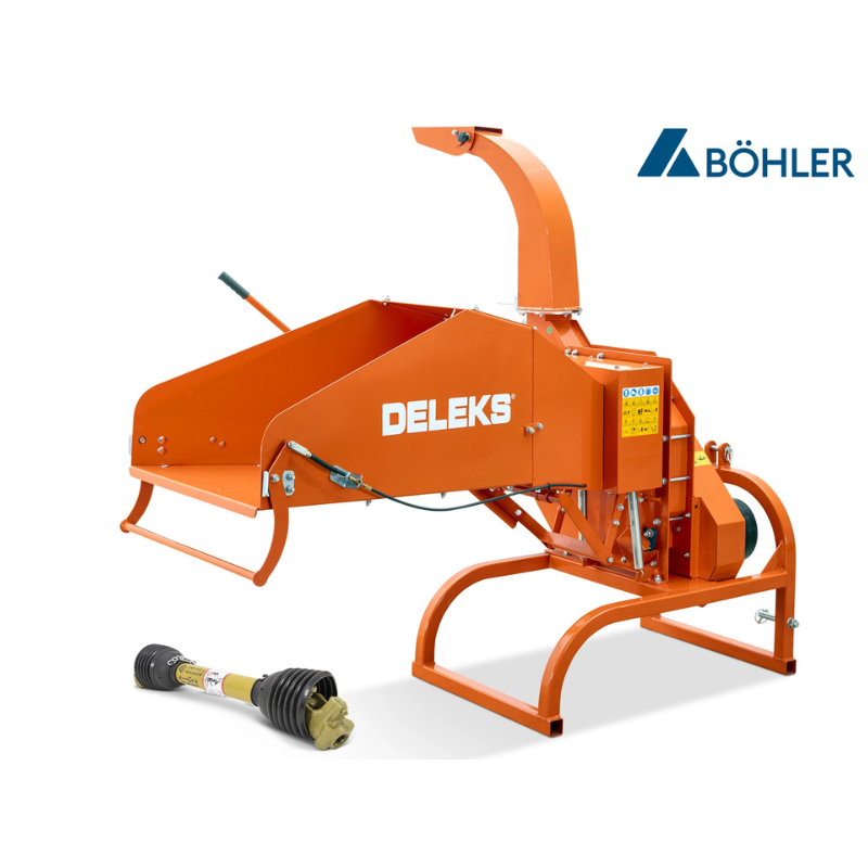 Estilhador para madeira - Para tratores de 20-60 CV – ø triturável max. 10cm - DK-1200SE