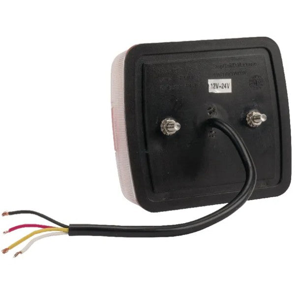 Farol traseiro LED 12/24V Multifunções 100x40x100mm
