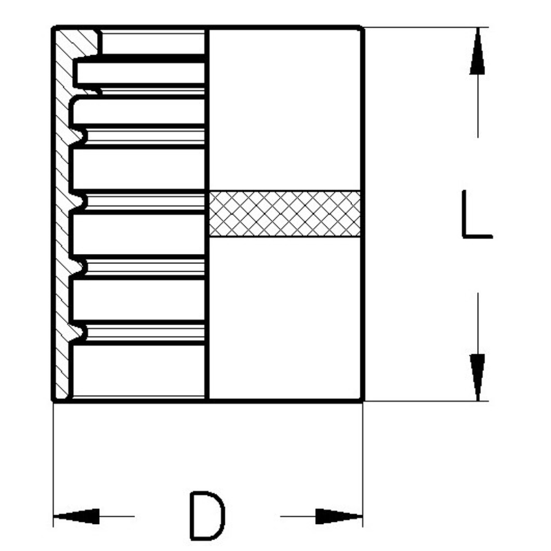 Ferrolho 1TE/R1/R7/R8/R18 DN 05