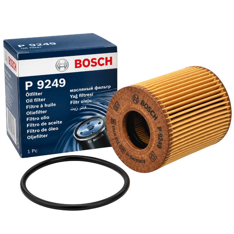 Filtro de óleo P 9249 com junta e cartucho filtrante p/ Peugeot