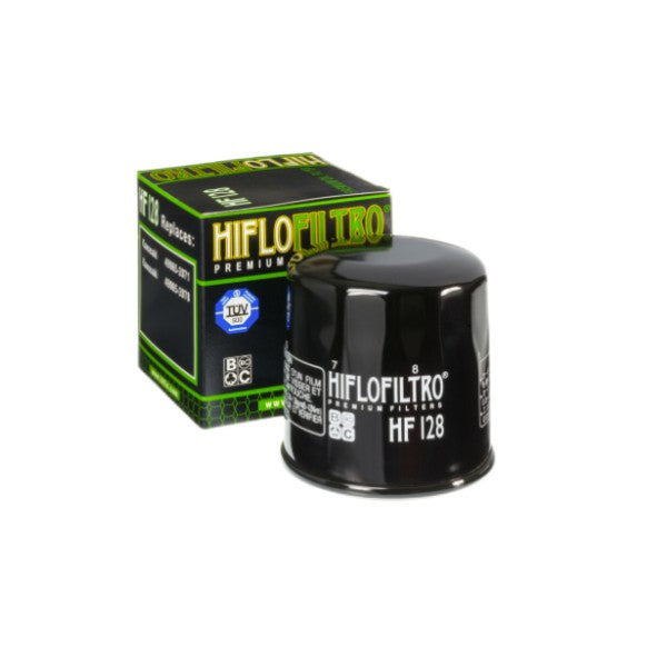 Filtro óleo Hiflofiltro HF128 para motas