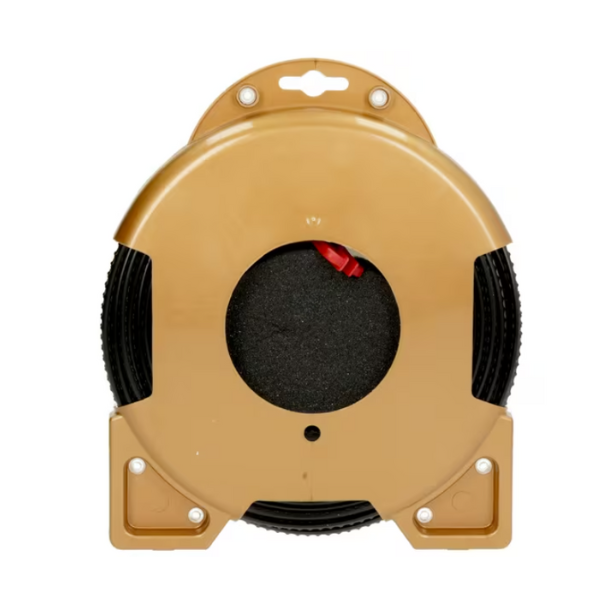 Fio de nylon Ø 3,5 mm 27 m quadrado e preto