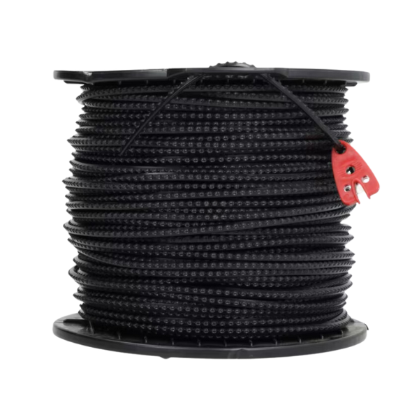 Fio de nylon / roçadora Ø 4 mm 110 m, quadrado, preto