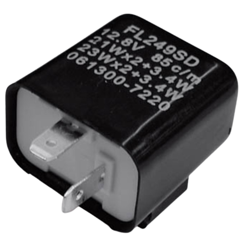 HIGHSIDER smart Flasher Relay Black 2 Pole 12V 21W - 208-012