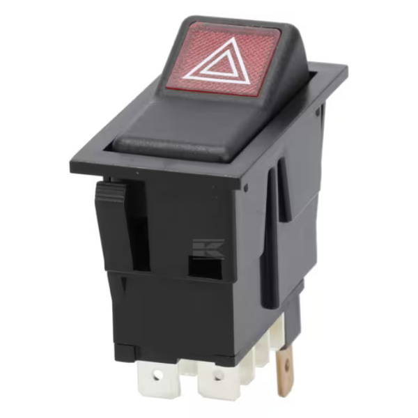 Wippschalter, EIN-AUS, 12V - 7-polig - Warnblinkanlage