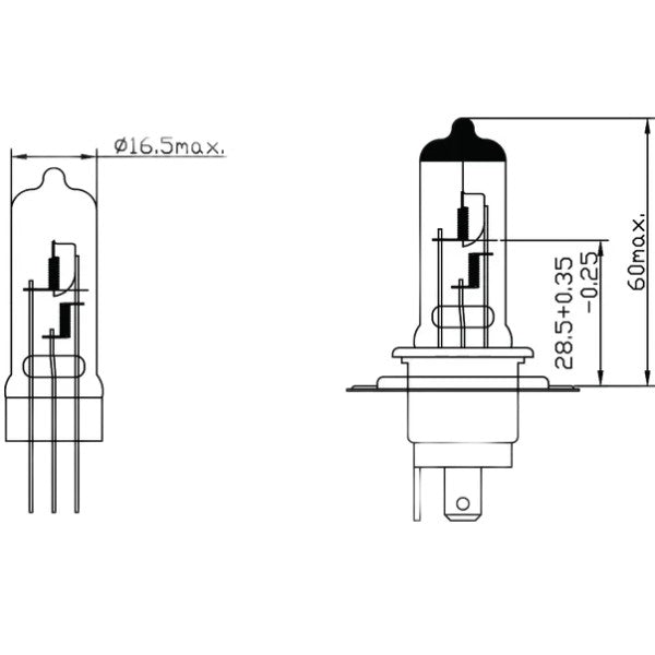 Halogenlampe HB4 12V - 60W/55W
