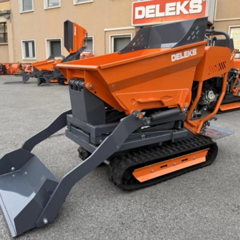 Minidumper de largatas com pá para carga - Descarga alta - Motor Briggs&Stratton 10cv - Carga max. 500kg - E-START - V3000HBS