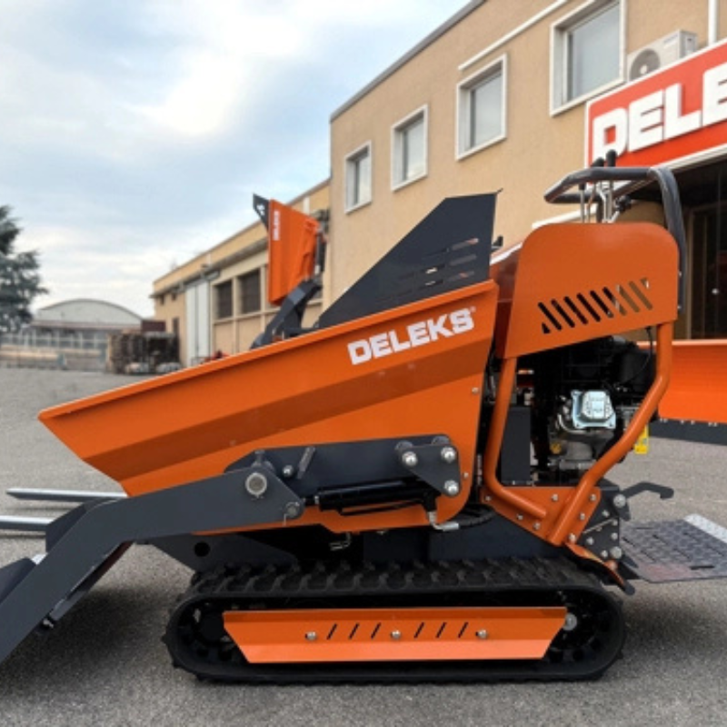 Minidumper de largatas com pá para carga - Motor Briggs&Stratton 6.5cv - Carga max. 500kg - E-START - V3000