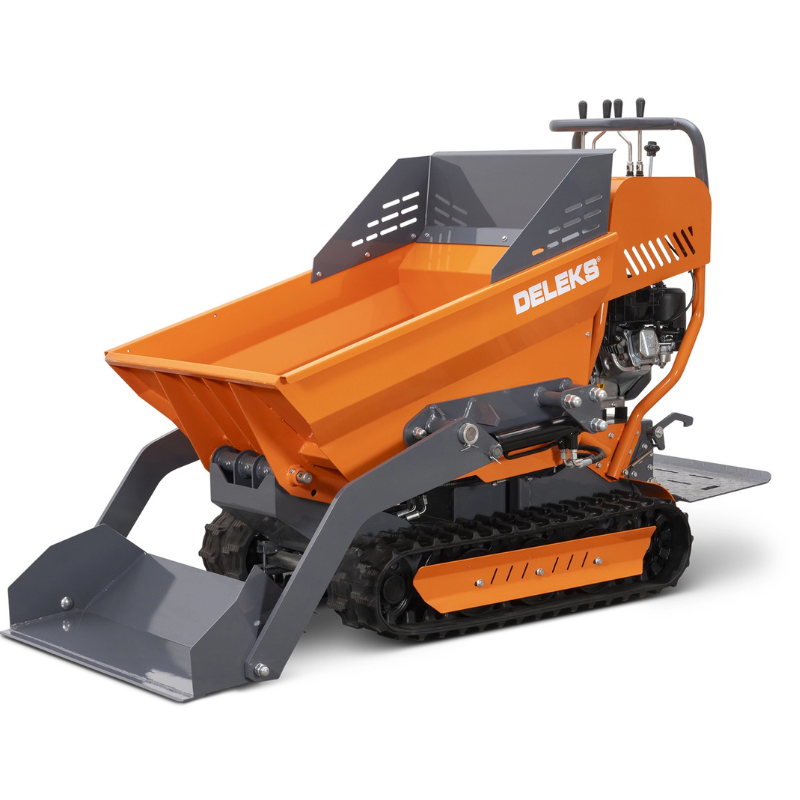 Minidumper de largatas com pá para carga - Motor Briggs&Stratton 6.5cv - Carga max. 500kg - E-START - V3000