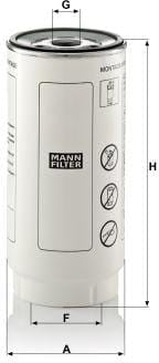 Filtro de combustível MANN-FILTER PL6031X — PL6031X