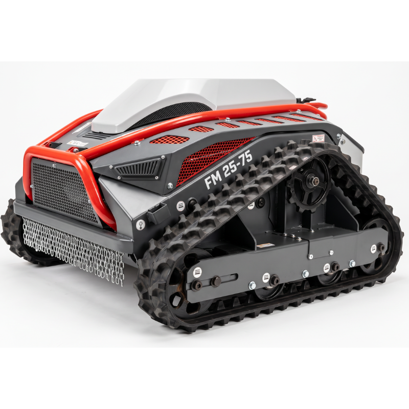 Robô Blue Bird FM 25-75 – Destroçador Radiocomandado de Lagartas