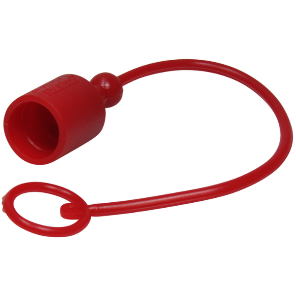 Tampa protetora contra poeira para QRC macho BG3 vermelho