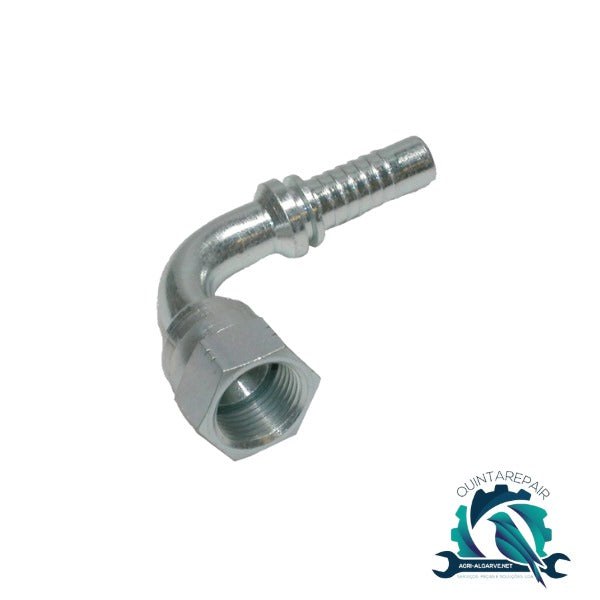 Terminal DKJ Curva 90° 1 1/16-12 DN 20 para tubo hidraulico
