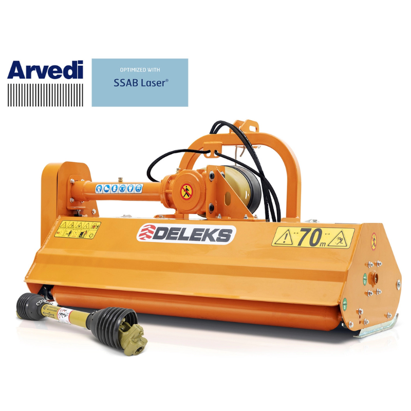 Hammerbrecher für Traktor mit hydraulischer Seitenverschiebung - LINCE-140-SPH