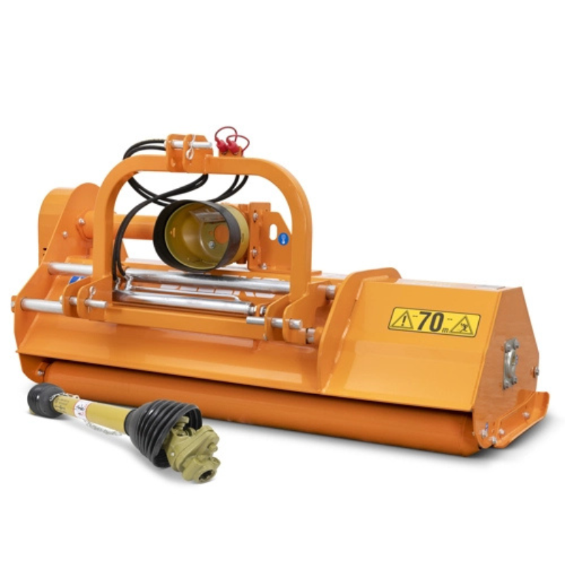 Triturador de martelos com deslocamento hidraulico - Reversível - Para tratores de 40-70cv - 1.8m de trabalho útil - LINCIONE-180-SPH-REV Série média