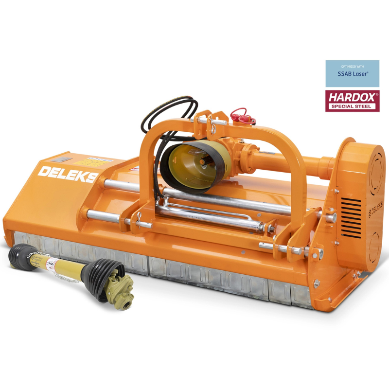 Triturador de martelos com deslocamento hidráulico para tratores de pomar - Série média - 1.8m de trabalho útil - LINCIONE-180-SPH