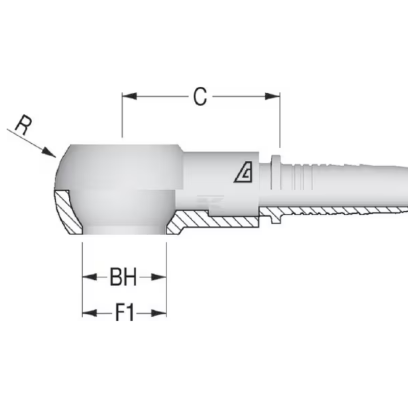 União banjo DN10-Ø22 - PQM1022