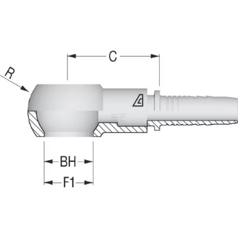 União banjo DN13-Ø22 - PQM1322