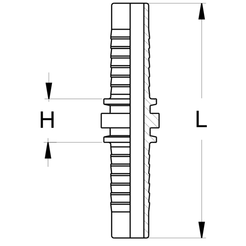 União para mangueira Hidráulica DN 12