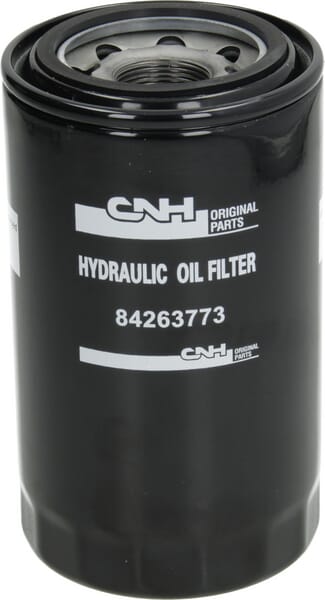 Filtro hidráulico CNH 84263773 — vista superior da ligação roscada