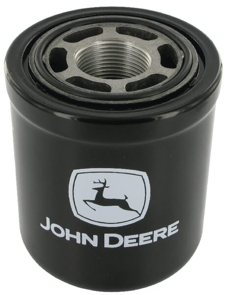 Filtro hidráulico e de transmissão John Deere AL156624, vista da ligação e do vedante