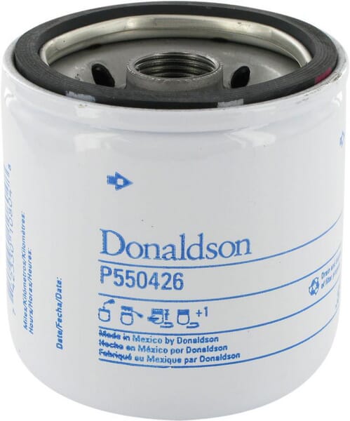 Filtro hidráulico Donaldson P550426, corpo roscado e vedante de montagem