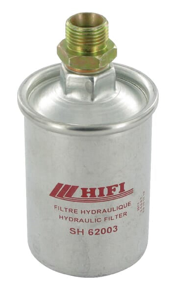 Filtro hidráulico HIFI FILTER SH 62003, vista do corpo e da ligação roscada
