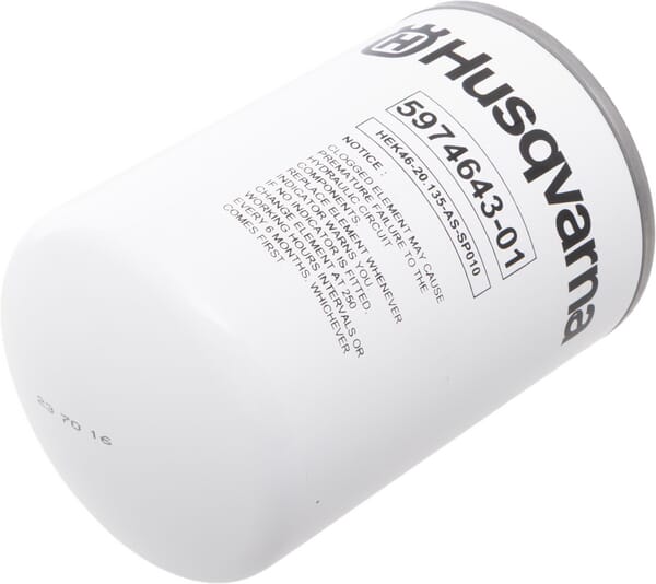Filtro de transmissão Husqvarna 597 46 43-01 — imagem do produto