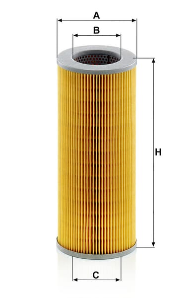 Filtro de transmissão MANN-FILTER H 1059/2 — desenho técnico de dimensões