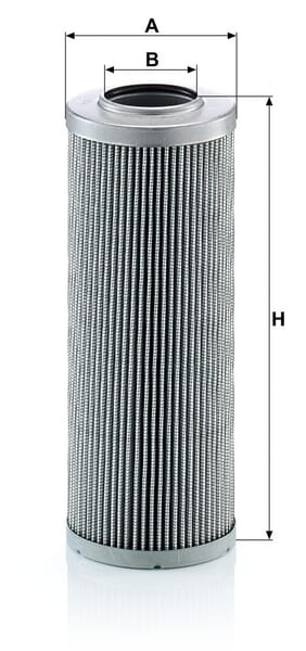 Filtro de transmissão MANN-FILTER HD 846 — desenho técnico de dimensões