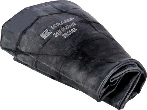 Câmara de ar para jante Ø 15", 31x15.50-15, válvula direita TR218A, Kramp