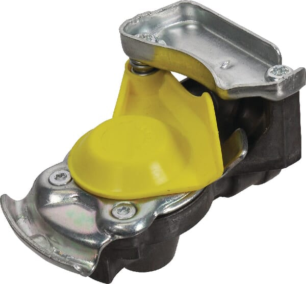 Cabeça de engate automático M22x1,5 amarelo Wabco