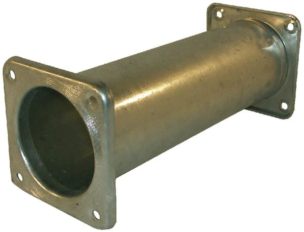 Flange de 6", tubo de 500 mm