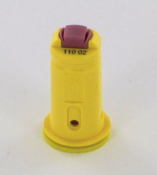 Bico de jato duplo AVI TWIN 110° 02 cerâmica amarelo