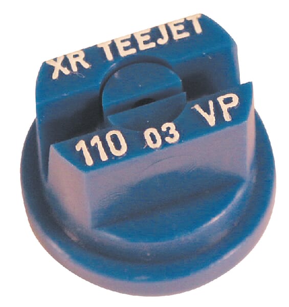 Bico de jato plano XR 110° 03 plástico azul TeeJet