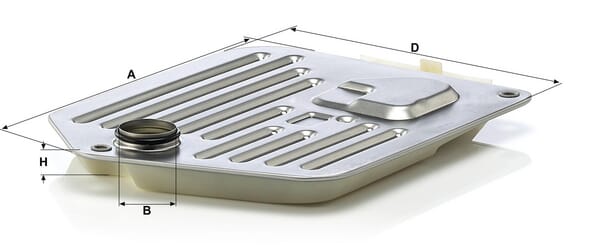 Kit de filtro de transmissão MANN-FILTER H 2522/1 x KIT — desenho técnico de dimensões